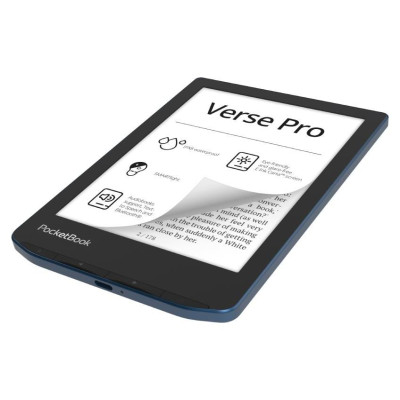 Pocketbook E-Reader|POCKETBOOK|Verse Pro|6"|1072x1448|1xUSB-C|Wireless LAN|Bluetooth|Azure|PB634-A-WW
