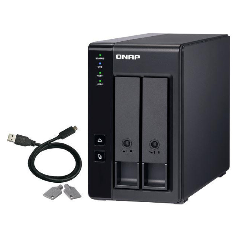 Qnap DAS ENCLOSURE 2BAY USB-C/TR-002 QNAP