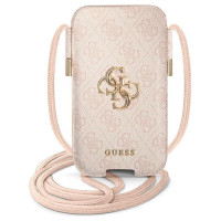 Guess Torebka GUPHL4GMGPI 6,7" różowy/pink hardcase 4G Big Metal Logo