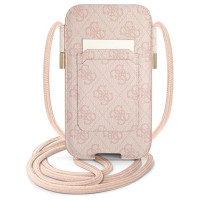 Guess Torebka GUPHL4GMGPI 6,7" różowy/pink hardcase 4G Big Metal Logo