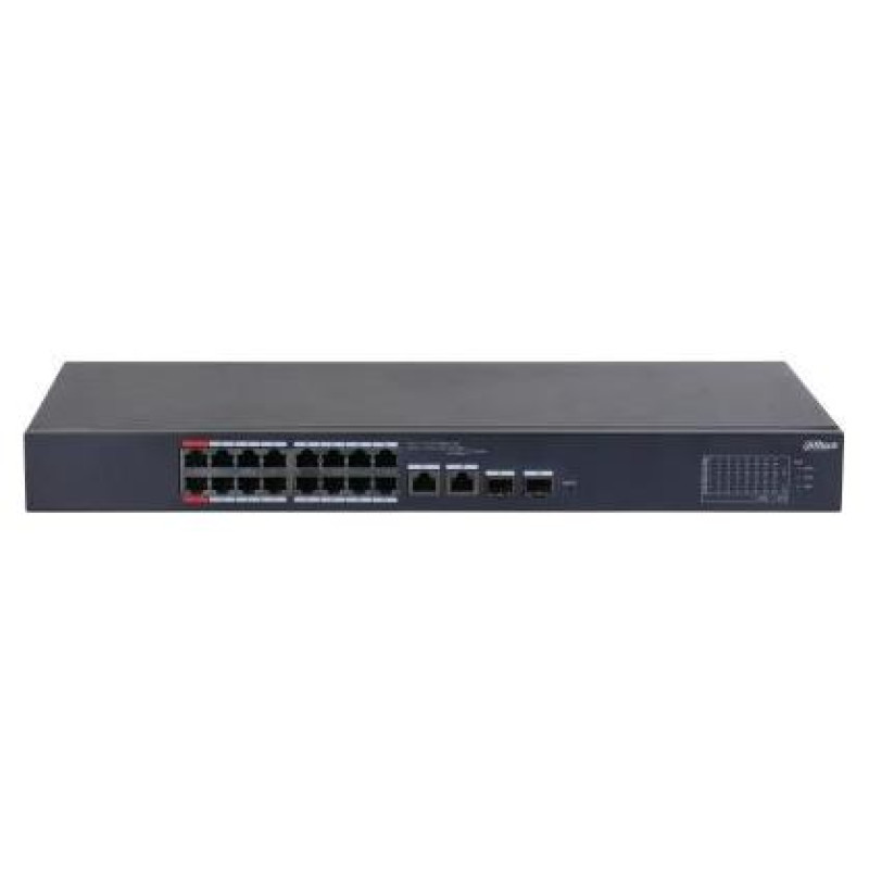 Dahua Switch|DAHUA|CS4218-16ET-240|Type L2|Desktop/pedestal|16x10Base-T / 100Base-TX|PoE ports 16|DH-CS4218-16ET-240