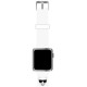 Karl Lagerfeld Silicone Choupette Heads Strap for Apple Watch 38/40/41mm - White