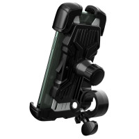 Wozinsky strong phone holder for bicycle, motorcycle, scooter handlebars, black (WBHBK6)