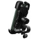 Wozinsky strong phone holder for bicycle, motorcycle, scooter handlebars, black (WBHBK6)