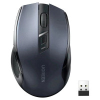 Ugreen MU006 Wireless USB 2.4GHz 4000 DPI Optical Mouse - Black