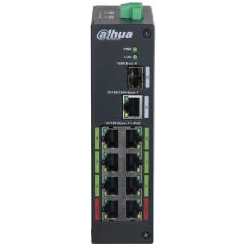 Dahua Switch|DAHUA|LR2110-8ET-120-V2|PoE ports 8|DH-LR2110-8ET-120-V2