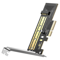Ugreen expansion card disk adapter M.2 NVMe SATA (M, M+B key) PCIe 3.0 x4 32Gbps (CM302)