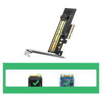 Ugreen expansion card disk adapter M.2 NVMe SATA (M, M+B key) PCIe 3.0 x4 32Gbps (CM302)