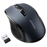 Ugreen MU006 wireless optical mouse USB 2.4GHz / Bluetooth 5.0 4000 DPI - black