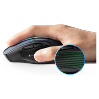 Ugreen MU006 wireless optical mouse USB 2.4GHz / Bluetooth 5.0 4000 DPI - black