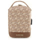 Guess GUHBHGCFSEW Organizer bag - brown GCube Stripe