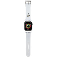 Karl Lagerfeld 3D Rubber Karl Head strap for Apple Watch 38/40/41mm - white