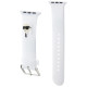 Karl Lagerfeld 3D Rubber Karl Head strap for Apple Watch 38/40/41mm - white