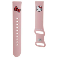 Hello Kitty Silicone Kitty Head strap universal 22mm - pink