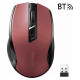 Ugreen MU006 wireless optical mouse USB 2.4GHz / Bluetooth 5.0 4000 DPI - red