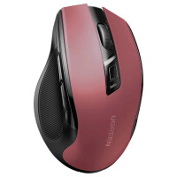 Ugreen MU006 wireless optical mouse USB 2.4GHz / Bluetooth 5.0 4000 DPI - red