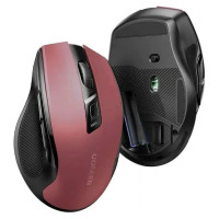 Ugreen MU006 wireless optical mouse USB 2.4GHz / Bluetooth 5.0 4000 DPI - red