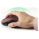 Ugreen MU006 wireless optical mouse USB 2.4GHz / Bluetooth 5.0 4000 DPI - red