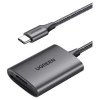 Ugreen [RETURNED ITEM] Ugreen CM401 USB C 5Gb/s SD/TF card reader - gray
