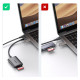 Ugreen [RETURNED ITEM] Ugreen CM401 USB C 5Gb/s SD/TF card reader - gray