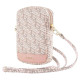 Guess Zip GCube Bottom Stripe phone bag - pink