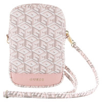 Guess Zip GCube Bottom Stripe phone bag - pink