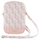 Guess Zip GCube Bottom Stripe phone bag - pink