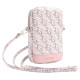 Guess Zip GCube Bottom Stripe phone bag - pink