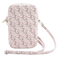Guess Zip GCube Bottom Stripe phone bag - pink