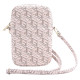 Guess Zip GCube Bottom Stripe phone bag - pink