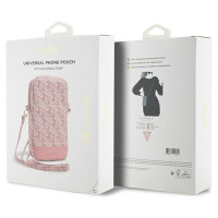 Guess Zip GCube Bottom Stripe phone bag - pink