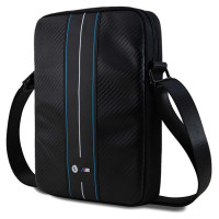 BMW Carbon & Blue Stripe bag for a 10" tablet - black