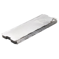 Meva Wind shield for a camping stove burner - silver