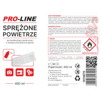 Pro-Line Compressed air for cleaning the electronics of sewing machines PRO-LINE spray 400ml