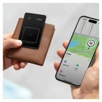 Uniq NFC locator Atlas gray/graphite Uniq-ATLASCARDTRK-GRAPHITE