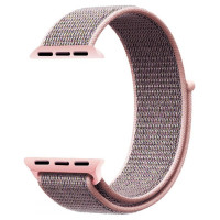 Tech-Protect Nylon Strap for Apple Watch 4 / 5 / 6 / 7 / 8 / 9 / SE (38/40/41 mm) - Pink