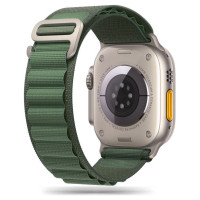 Tech-Protect Nylon Pro Strap for Apple Watch 4 / 5 / 6 / 7 / 8 / 9 / SE / Ultra 1 / 2 (42/44/45/49 mm) - Dark Green