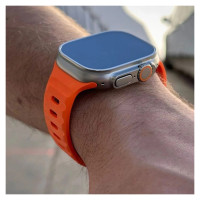 Tech-Protect IconBand Line Strap for Apple Watch 4 / 5 / 6 / 7 / 8 / 9 / SE / Ultra 1 / 2 (42/44/45/49 mm) - Orange