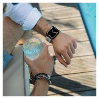 Tech-Protect Stainless Line bracelet for Apple Watch 4 / 5 / 6 / 7 / 8 / 9 / SE / Ultra 1 / 2 (42/44/45/49 mm) - titanium