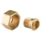 Meva Reduction adapter from a gas cylinder 21.8mm L - 3/8" L