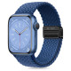 Tech-Protect Nylonmag Strap for Apple Watch 4 / 5 / 6 / 7 / 8 / 9 / SE / Ultra 1 / 2 (42 / 44 / 45 / 49 mm) - Blue