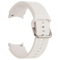Tech-Protect Silicone Strap for Samsung Galaxy Watch 4 / 5 / 5 Pro / 6 / 7 / FE - Beige
