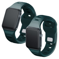 3Mk Protection 3mk Silicone Watch Strap for Apple Watch 42 / 44 / 45 / 49 mm - green