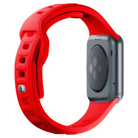 3Mk Protection 3mk Silicone Watch Strap for Apple Watch 42 / 44 / 45 / 49 mm - red