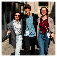 Tech-Protect C2S Rope Crossbody Strap Leash - Gray