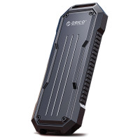 Orico OXS2C3-G2 M.2 NVMe/SATA SSD USB-C 3.2 Tactical Reinforced Disk Caddy - Gray