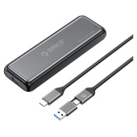 Orico DDM2-C3-G2 M.2 NVME USB-A USB-C 3.2 10Gb/s Disk Drive - Gray
