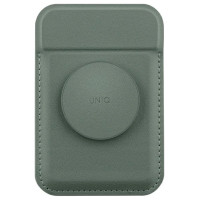 Uniq Flixa Magnetic Card Wallet with Stand Green/Lichen Green MagSafe
