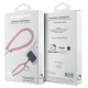Hello Kitty Patch & Kitty Head Charm Universal Phone Lanyard - Pink