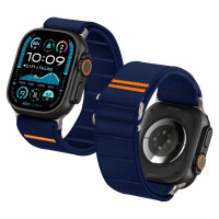 Tech-Protect Nylon Slip Strap for Apple Watch 44 / 45 / 46 / 49 mm - Navy Blue